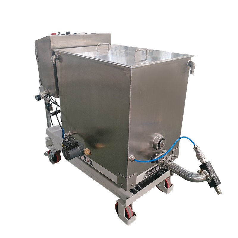 Máquina de pulverização móvel de chocolate