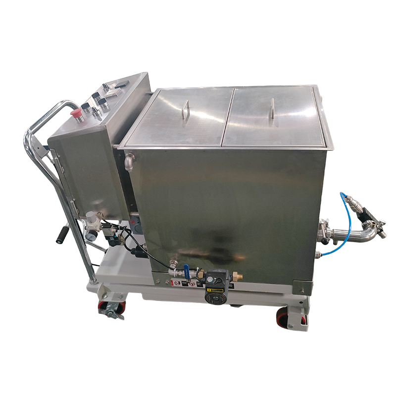 Máquina de pulverização móvel de chocolate